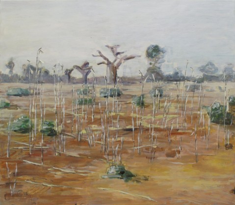 Sahel Stimmung Öl auf Leinwand 70 x 80 cm