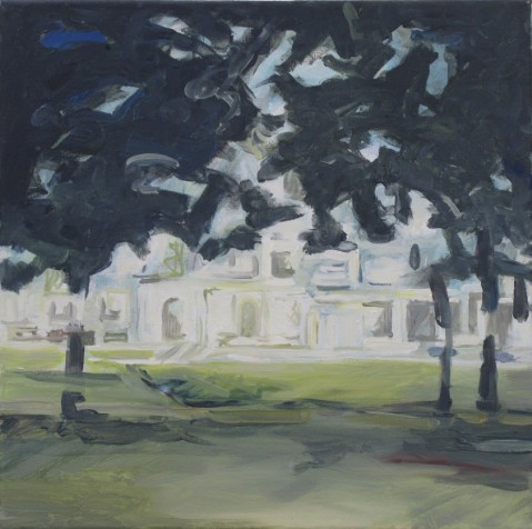 Franzensbad 6 Öl auf Leinwand 40 x 40 cm